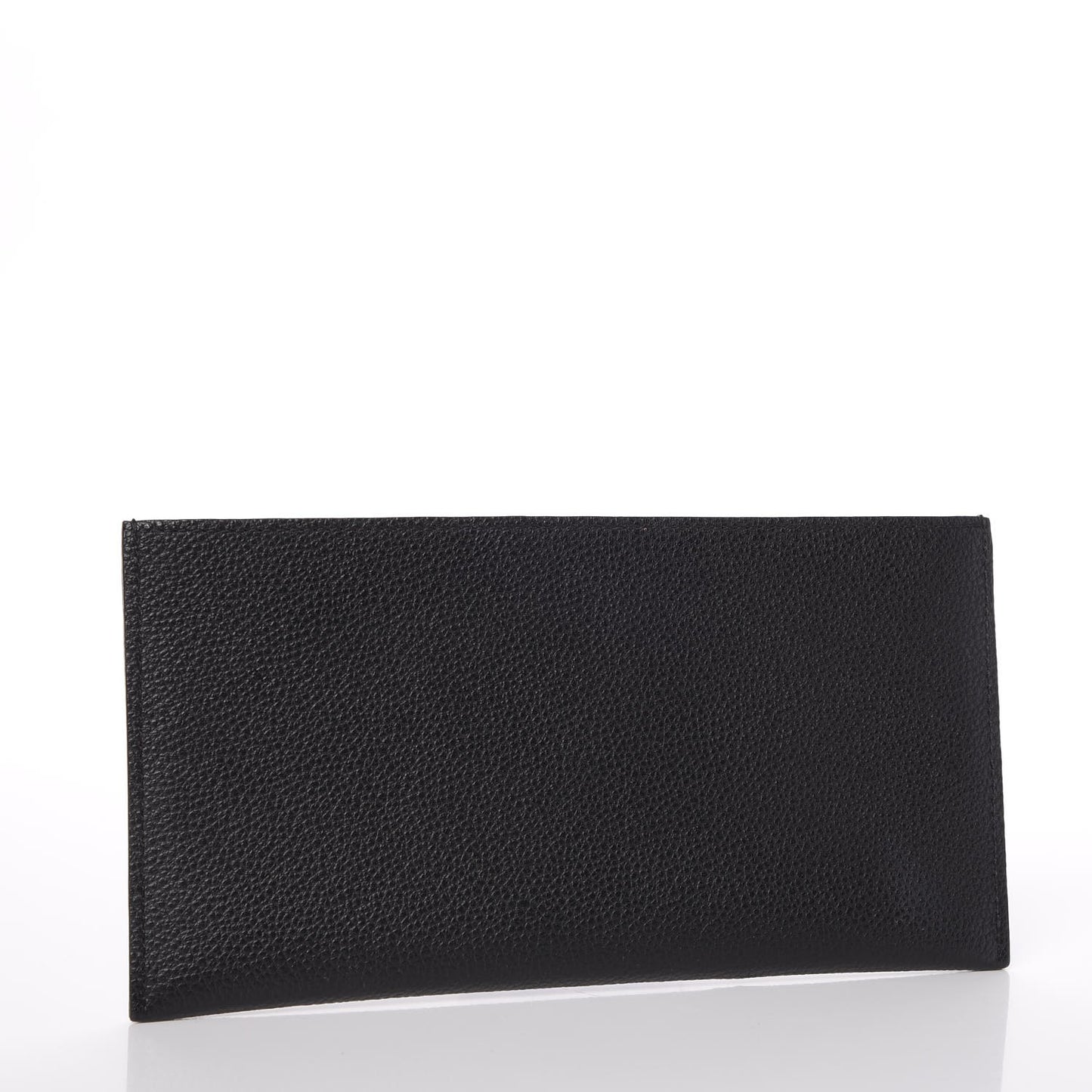 Calfskin Felicie Chain Wallet Card Holder Insert Black
