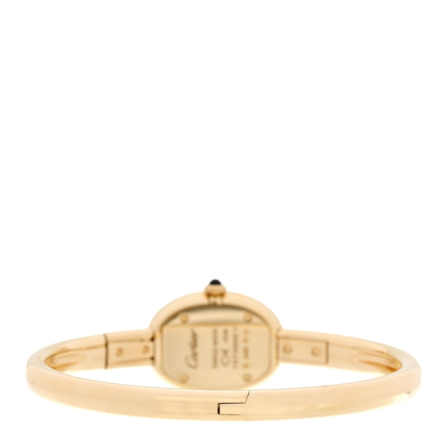 Cartier 18K Yellow Gold 19mm Baignoire Quartz Watch 3 of 5