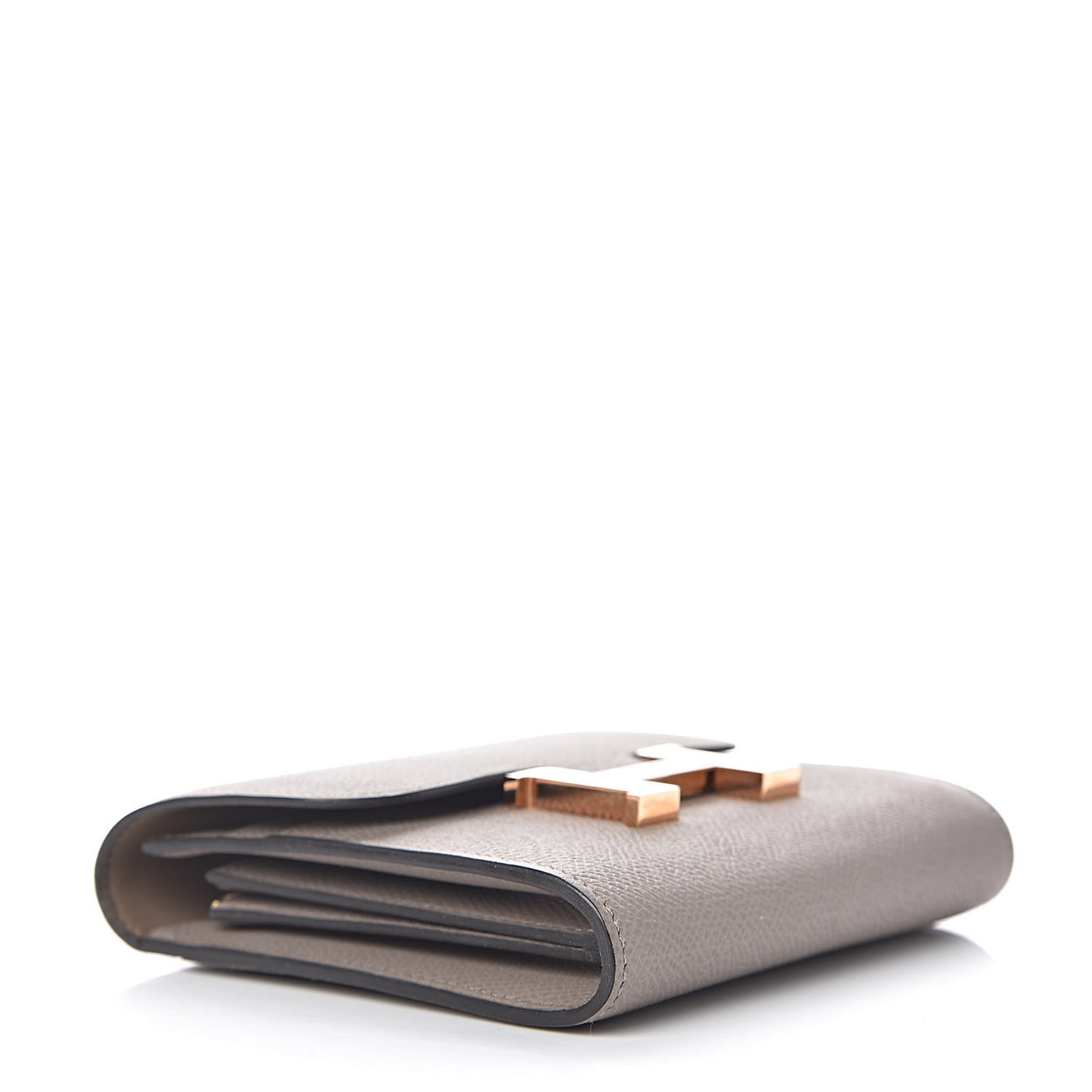 Epsom Constance Short Wallet Gris Asphalte