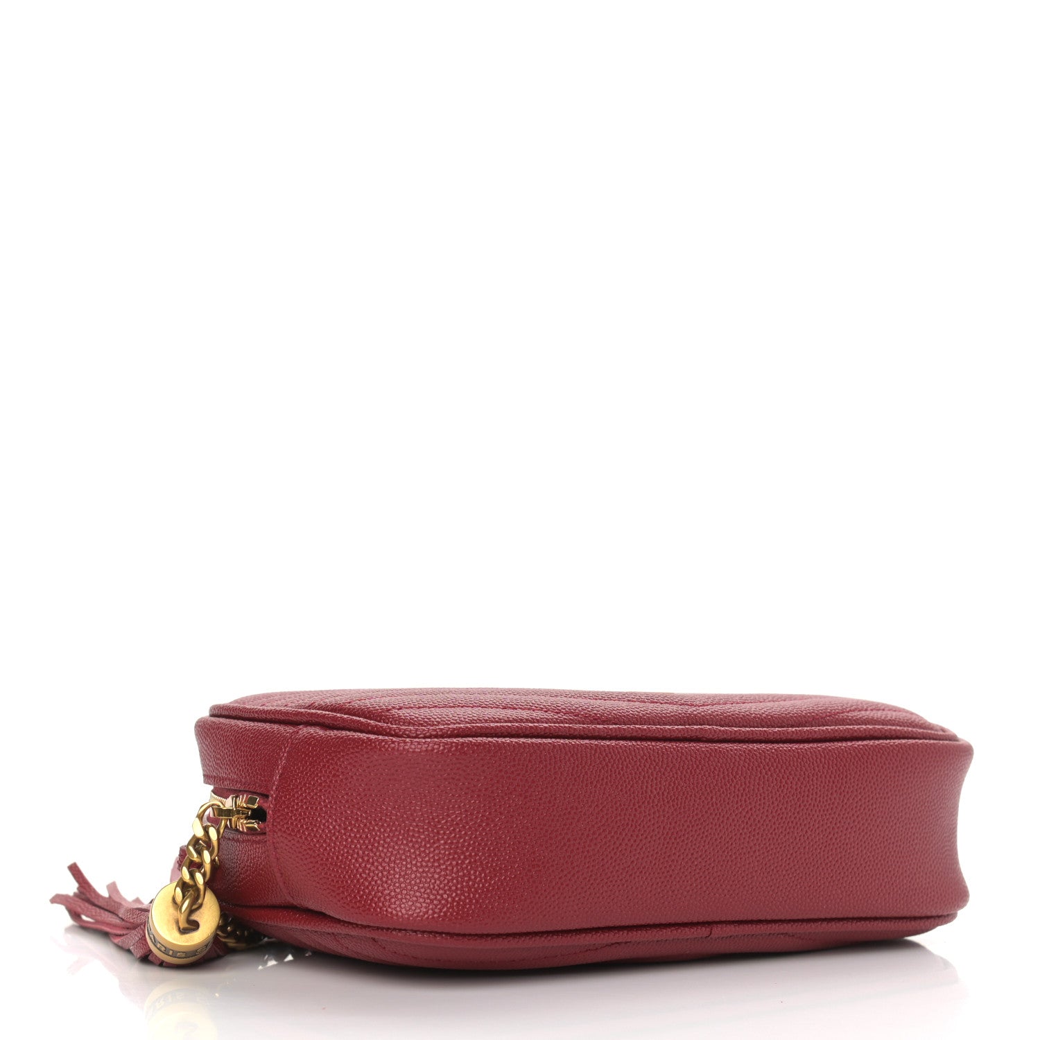 Saint Laurent Grain De Poudre Matelasse Monogram Mini Lou Camera Bag Opyum Red 4 of 9