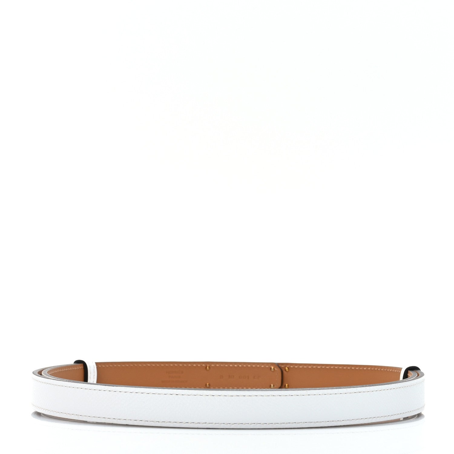 Hermes Epsom Kelly Belt White 2 of 4