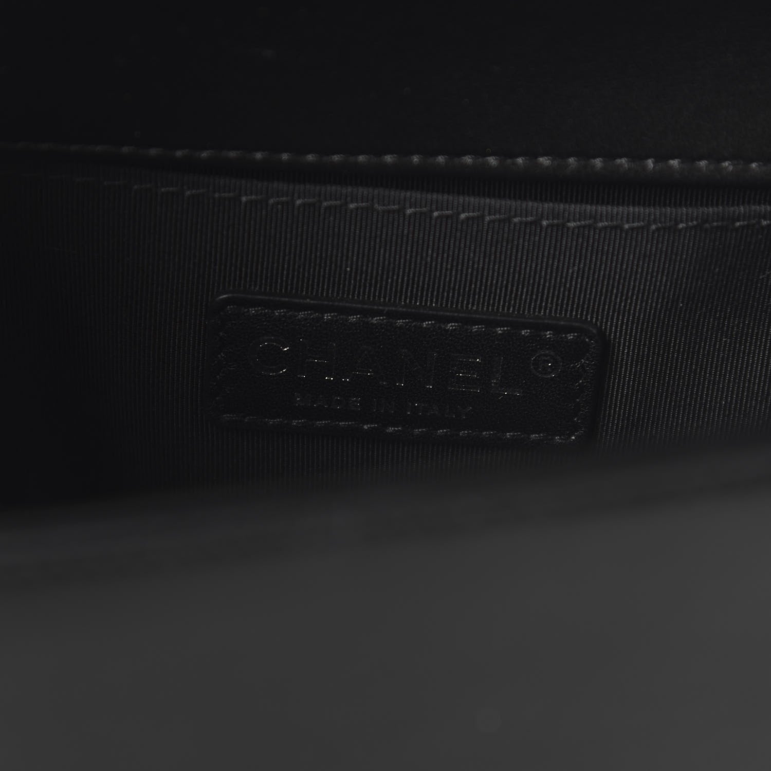 Chanel Lambskin Quilted Medium Boy Flap Black 7 of 10