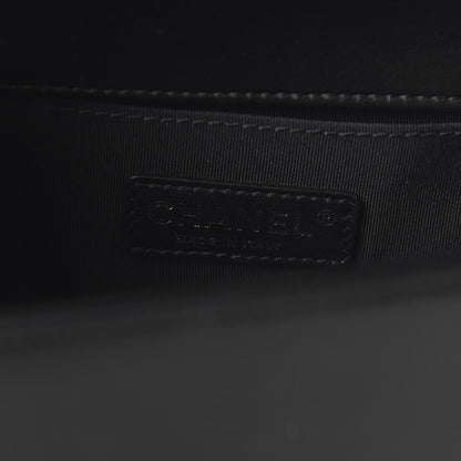 Chanel Lambskin Quilted Medium Boy Flap Black 7 of 10