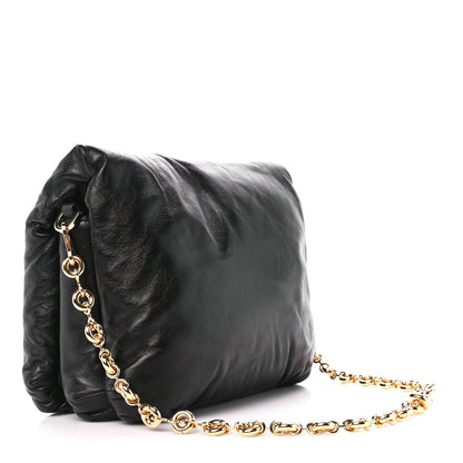 Loewe Lambskin Small Goya Puffer Bag Black 3 of 11