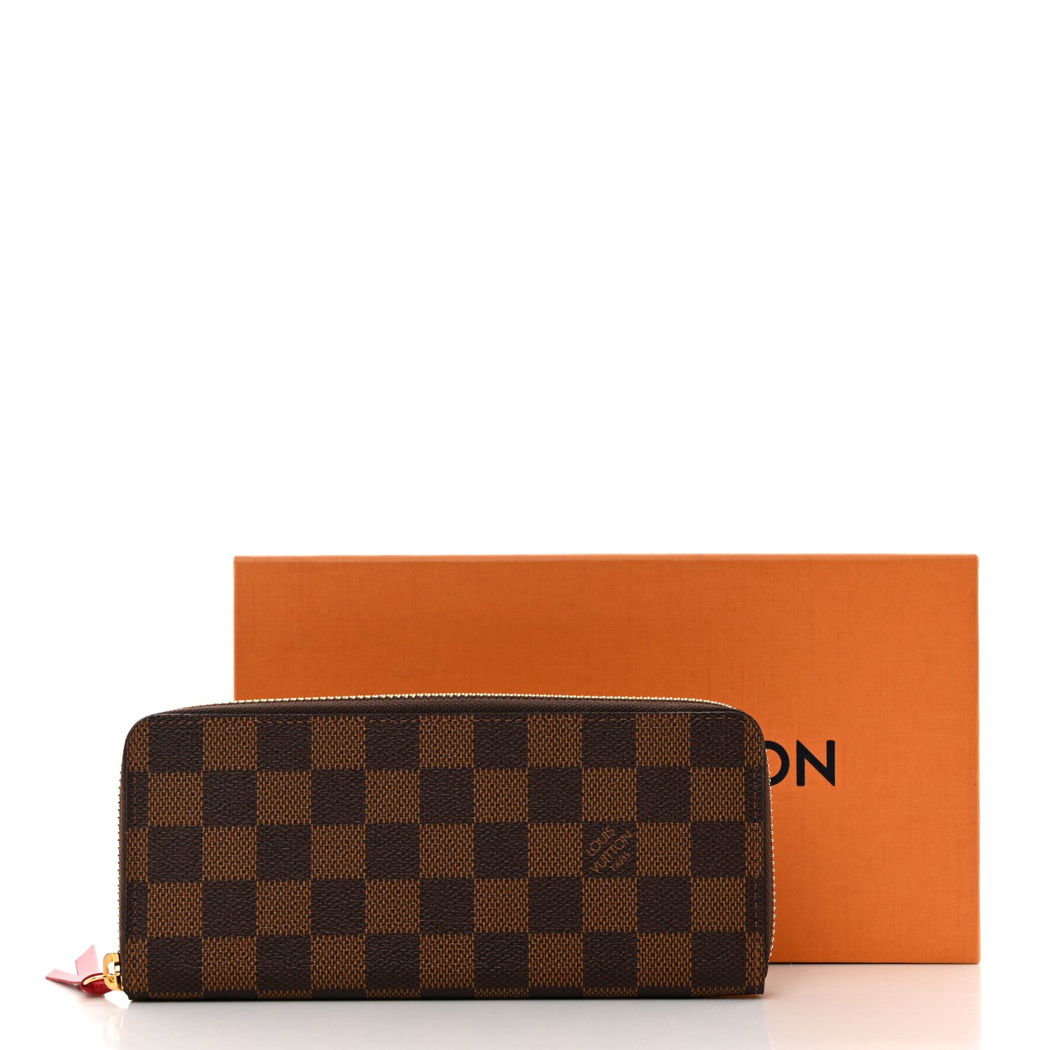 Louis Vuitton Damier Ebene Clemence Wallet Cherry 8 of 8