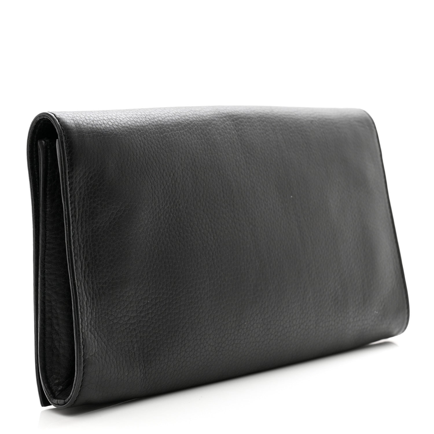 Gucci Pebbled Calfskin Medium Soho Clutch Black 3 of 7