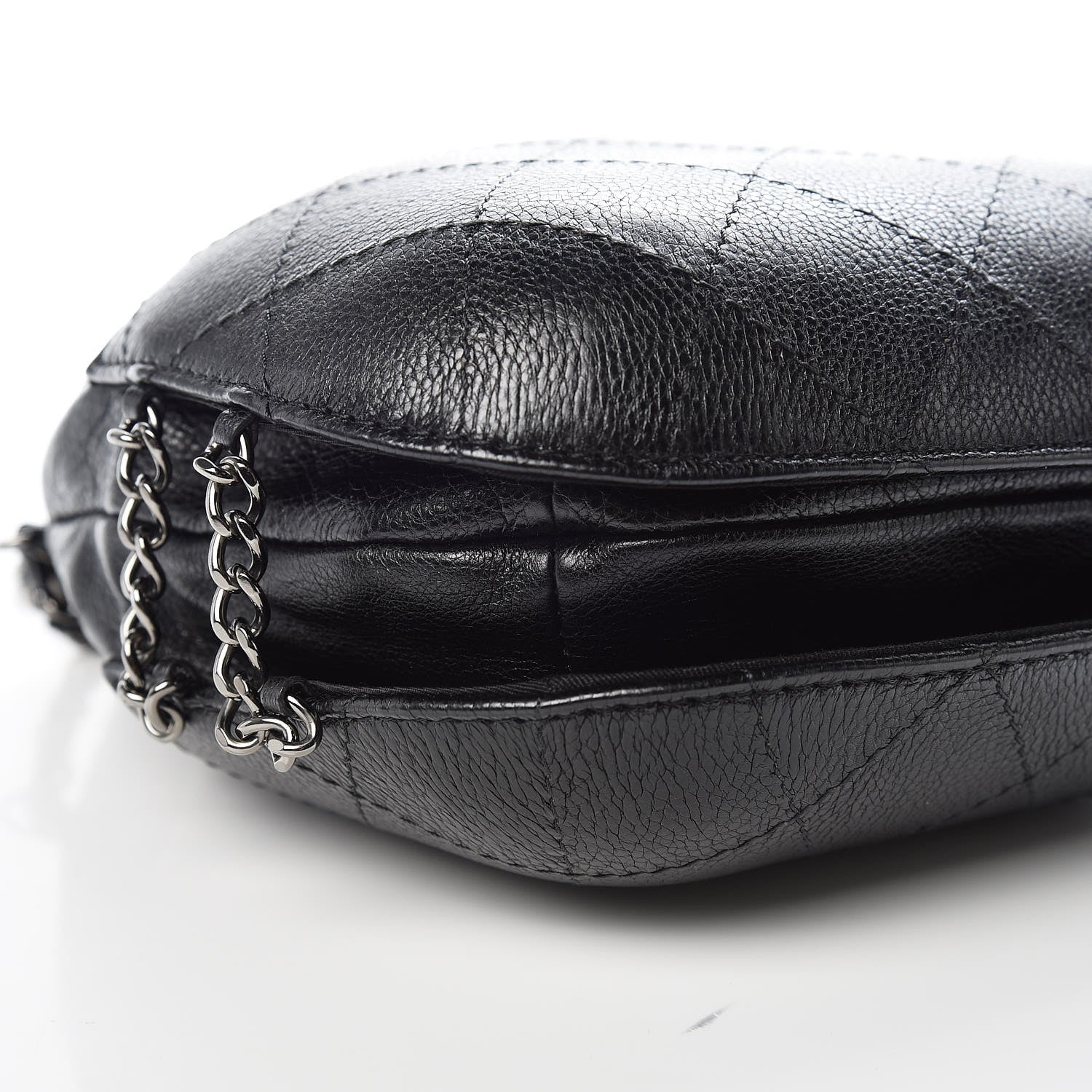 Chanel Calfskin Quilted Small Gabrielle Bucket Black 5 of 11