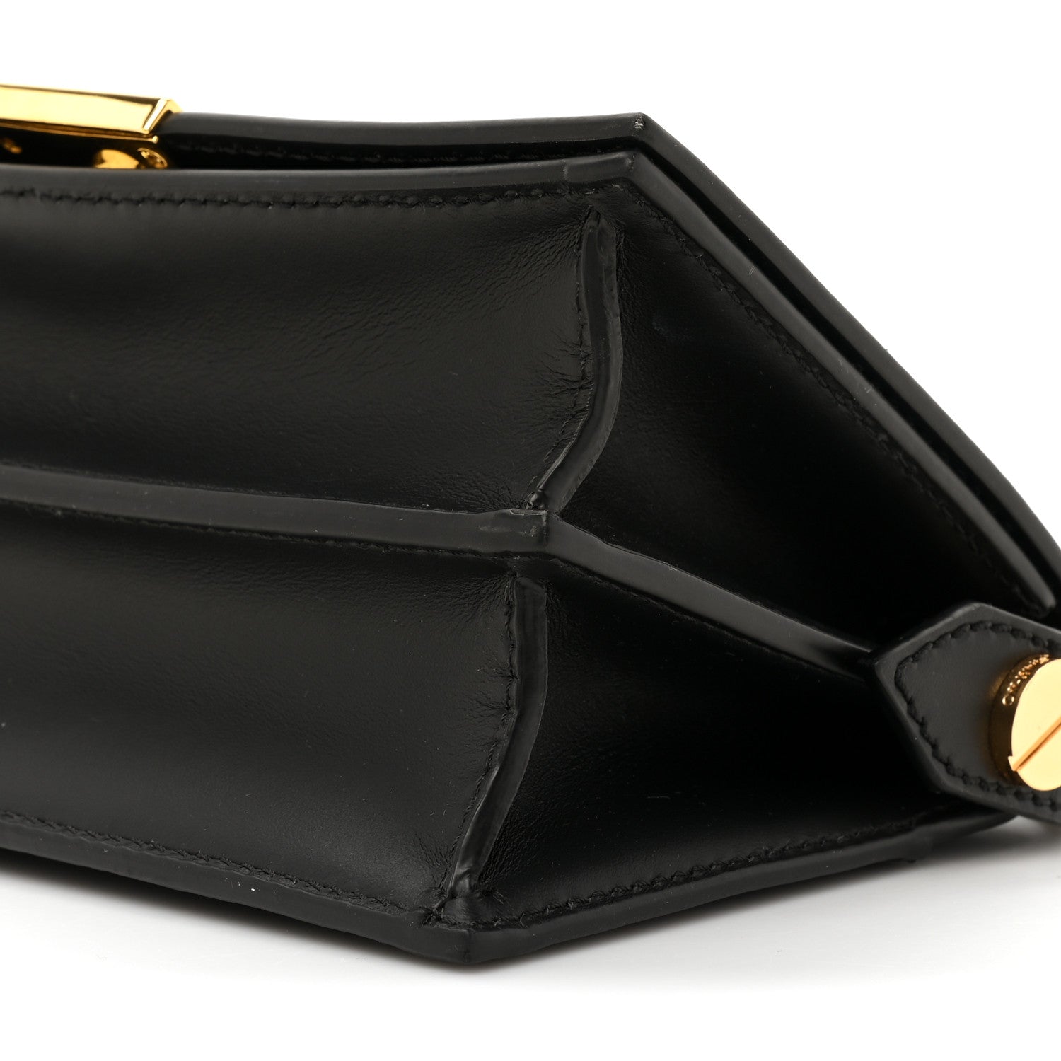 Off-White Calfskin Diag Binder Flap Bag Black 8 of 9
