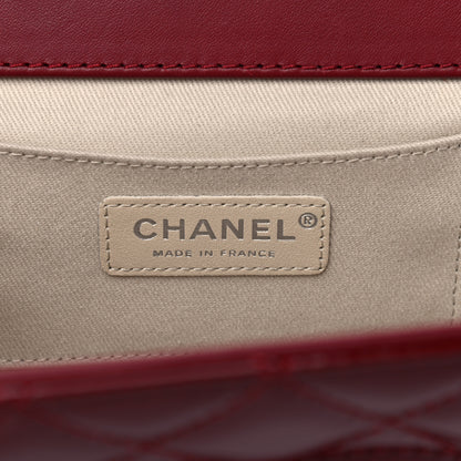 Chanel Patent CC Quilted Timeless Clutch Red 6 of 7
