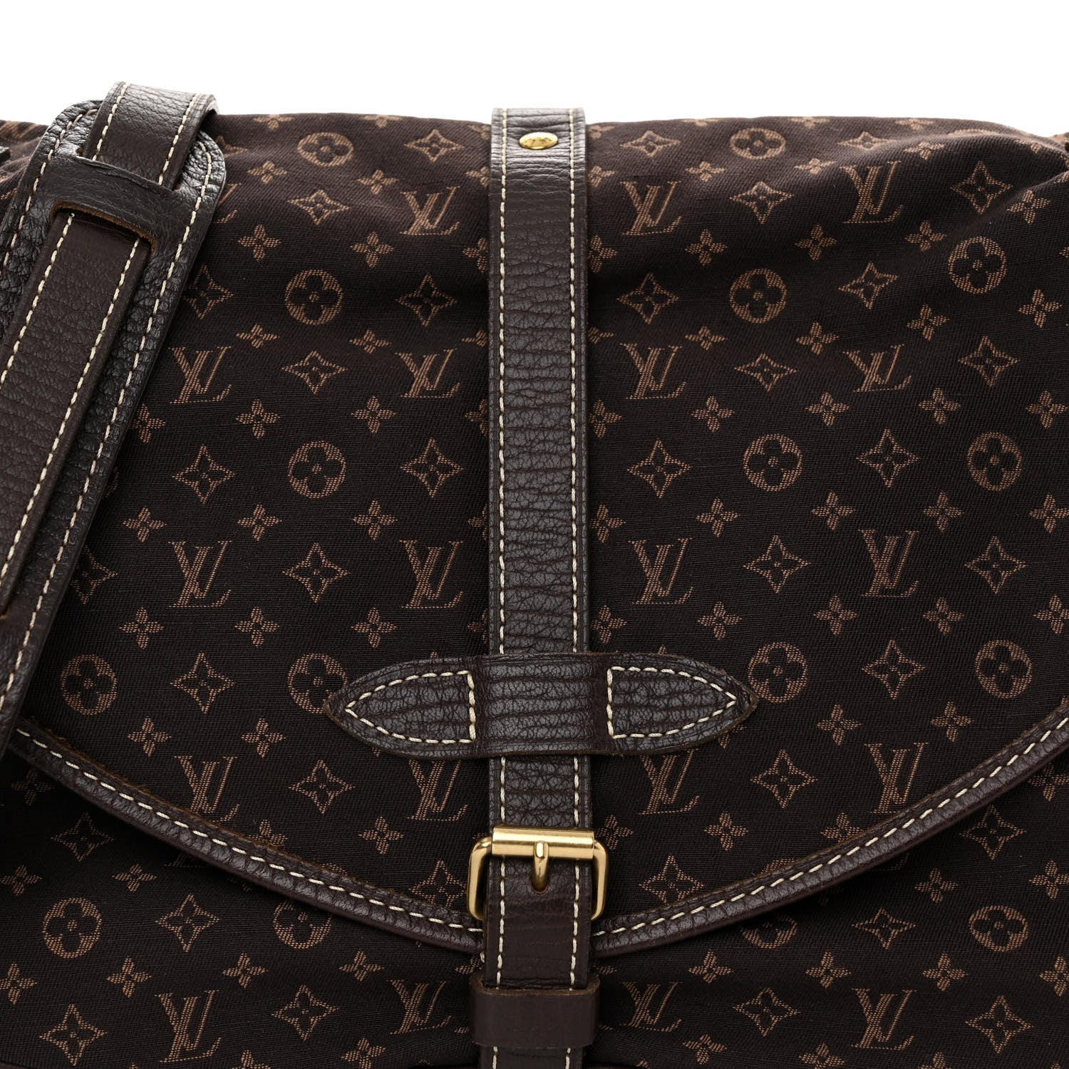 Louis Vuitton Monogram Mini Lin Saumur Ebene 8 of 11