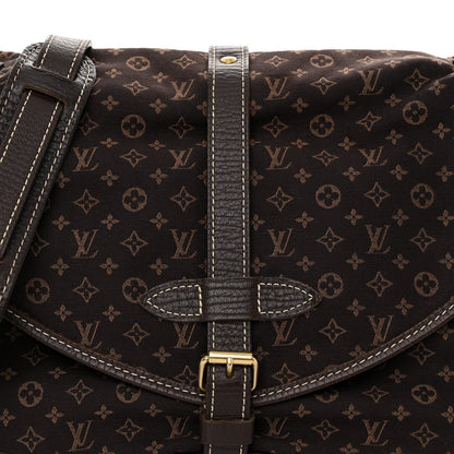 Louis Vuitton Monogram Mini Lin Saumur Ebene 8 of 11