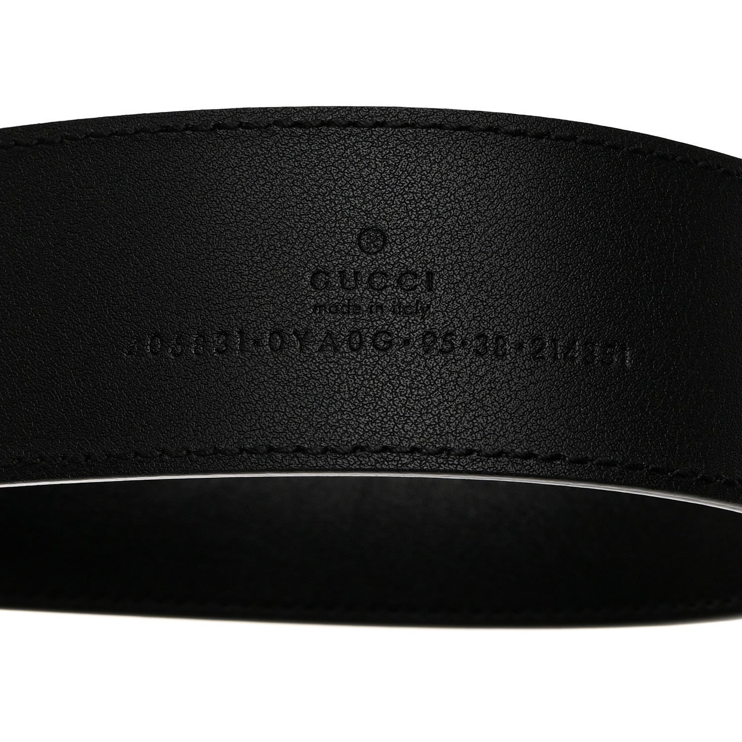 Gucci Plutone Calfskin Double G 40mm Belt 95 38 Black 5 of 5