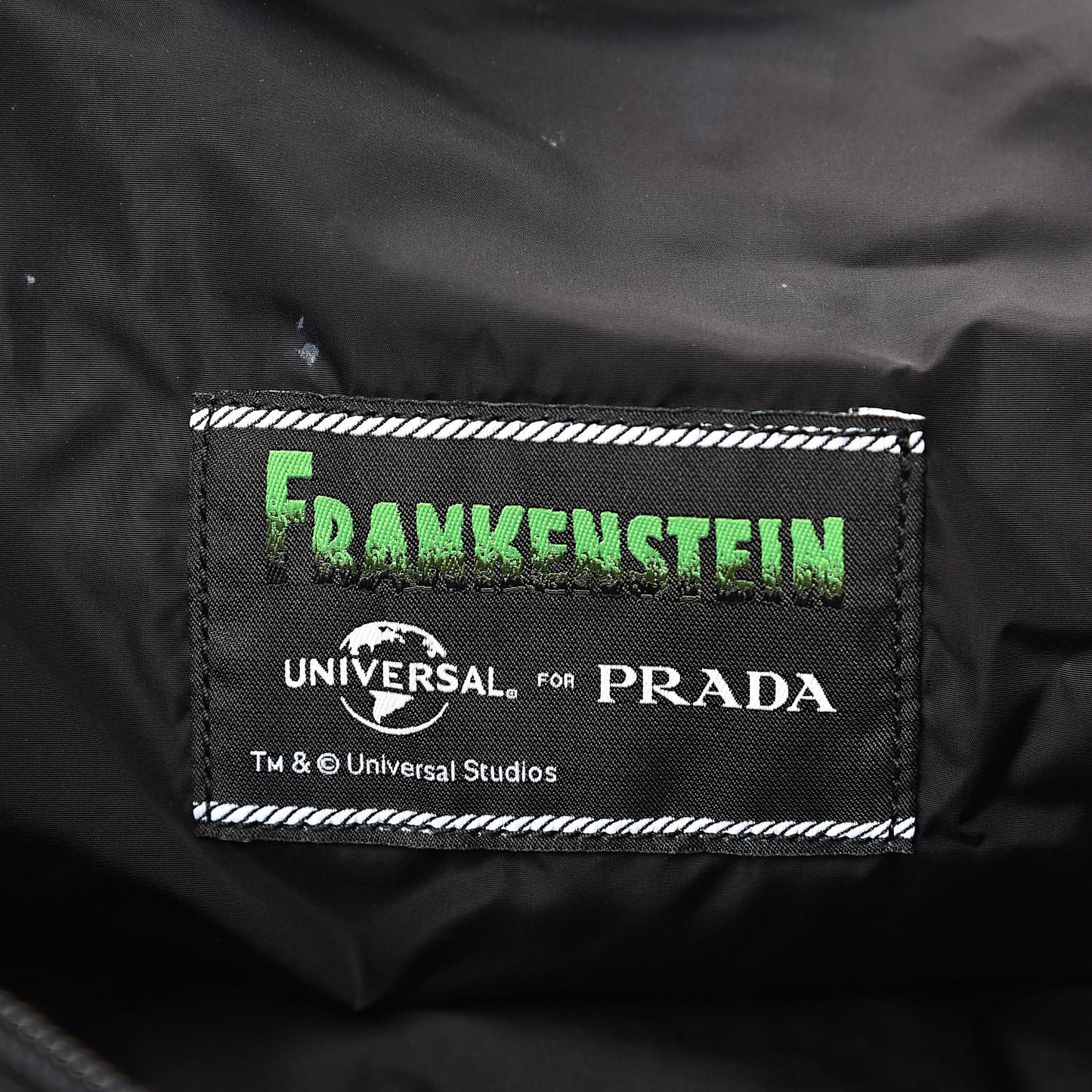 X UNIVERSAL STUDIOS Tessuto Nylon Soft Calfskin Frankenstein Rose Tote Rosso Lacca