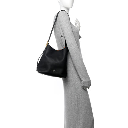 Louis Vuitton Grained Calfskin Low Key Hobo PM Black 2 of 10