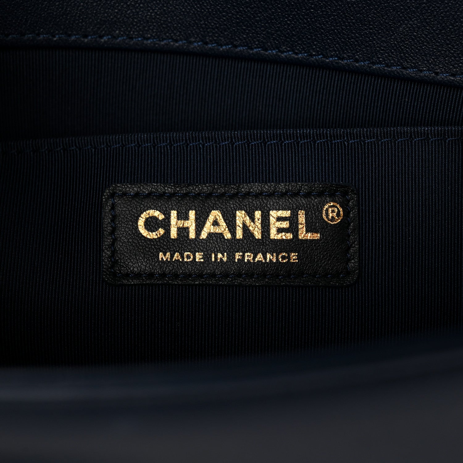 Chanel Lambskin Quilted Medium Boy Flap Dark Navy 6 of 10