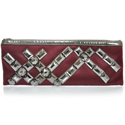Burberry Satin Gems Ashcombe Clutch 1 of 8