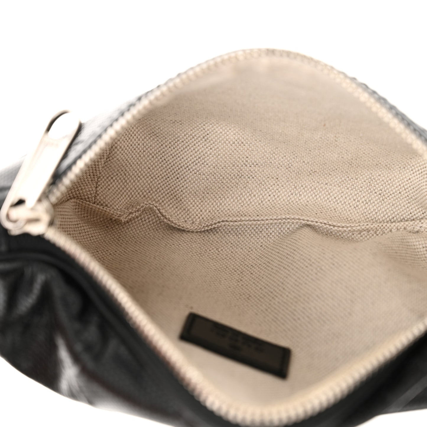 Calfskin GG Tennis Embossed Belt Bag Black