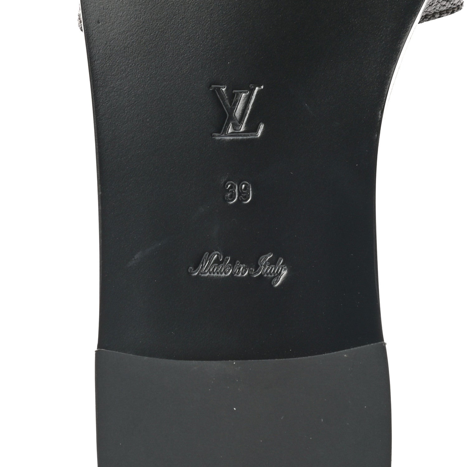 Louis Vuitton Patent Monogram Lock It Flat Mules 39 6 of 8