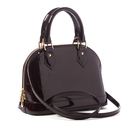 Louis Vuitton Vernis Alma BB Amarante 3 of 8