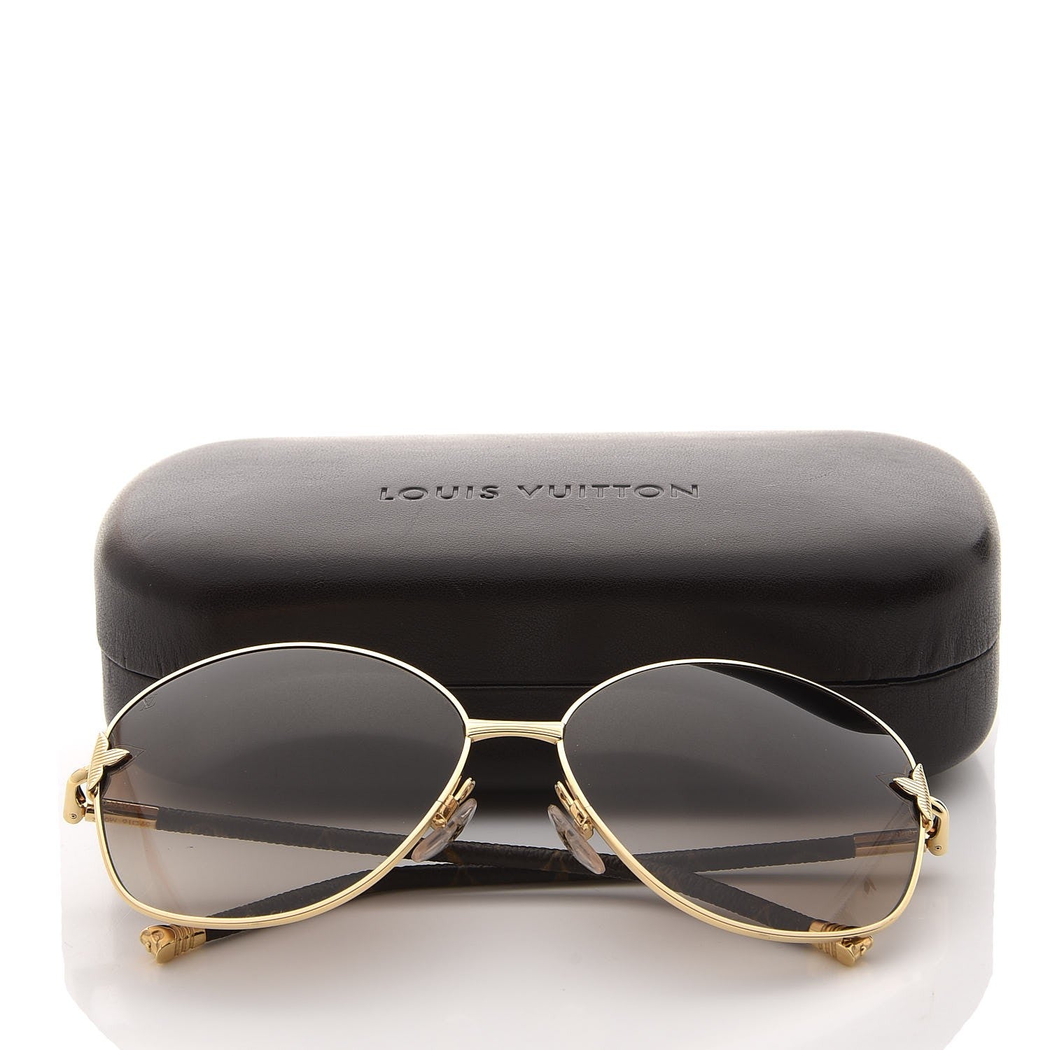 Louis Vuitton Monogram Viola Round Sunglasses Z0464U Brown 8 of 8