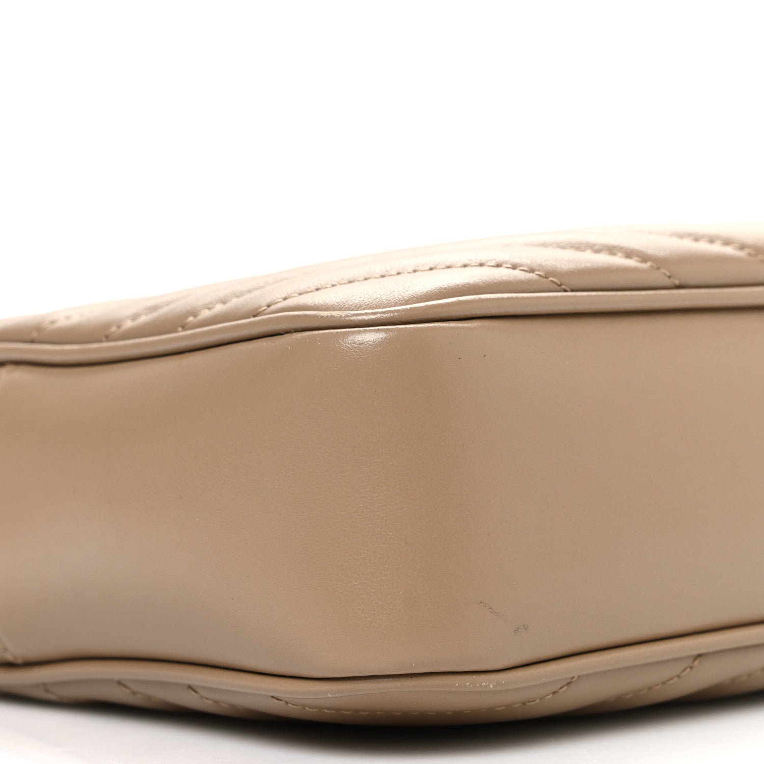 Saint Laurent Calfskin Matelasse Monogram Lou Camera Bag Dark Latte 9 of 11