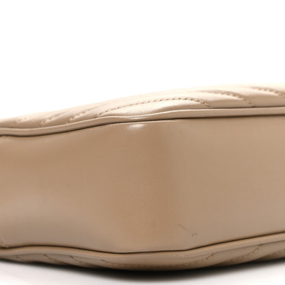Saint Laurent Calfskin Matelasse Monogram Lou Camera Bag Dark Latte 9 of 11