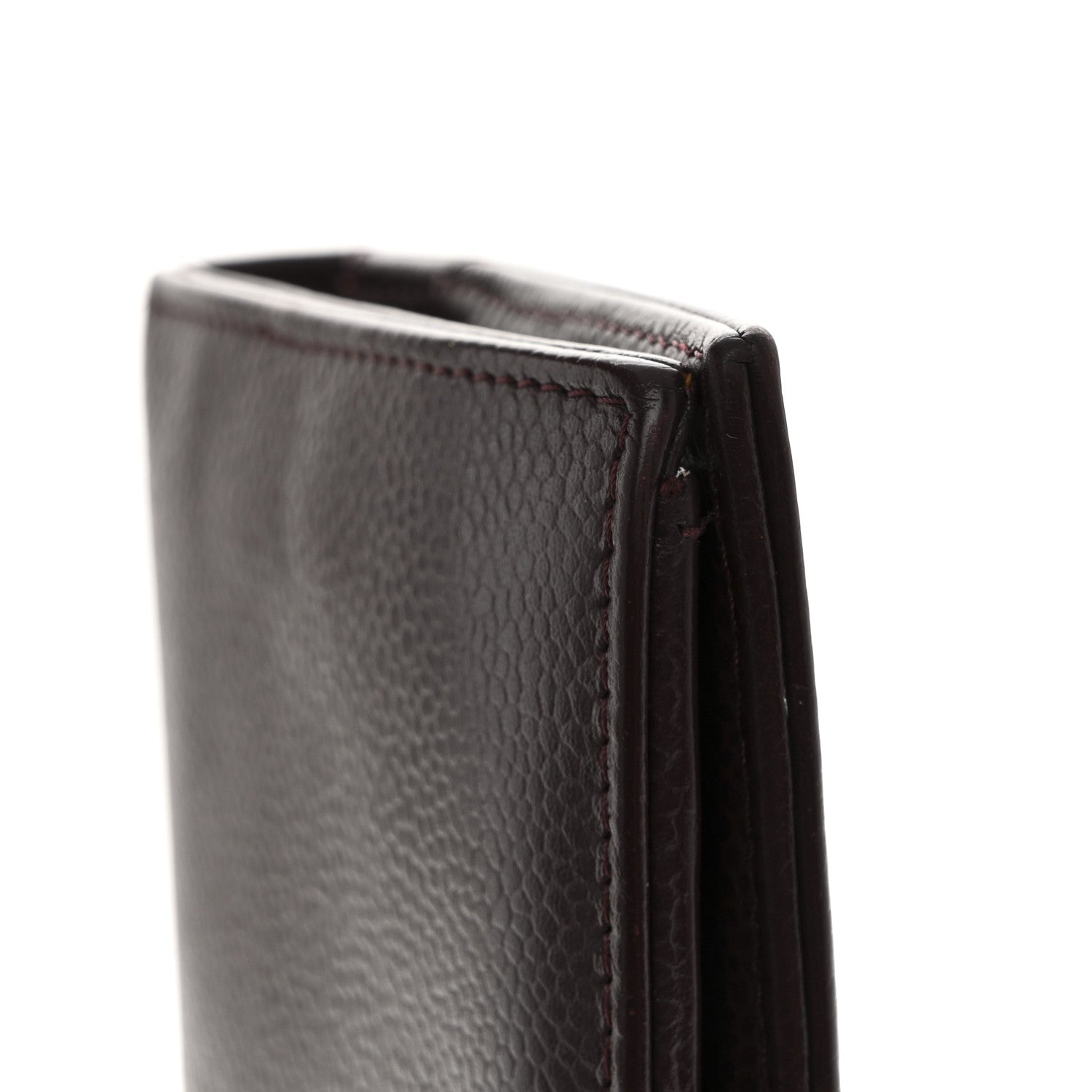 Chanel Caviar Timeless CC Yen Wallet Burgundy 15 of 18