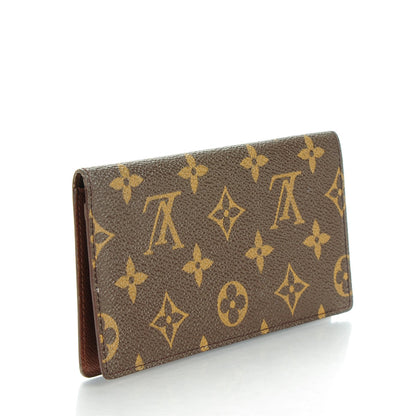 Louis Vuitton Monogram Simple Checkbook Holder Wallet Cover 3 of 8