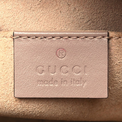 Gucci Calfskin Matelasse Mini GG Marmont Chain Shoulder Bag Porcelain Rose 6 of 11