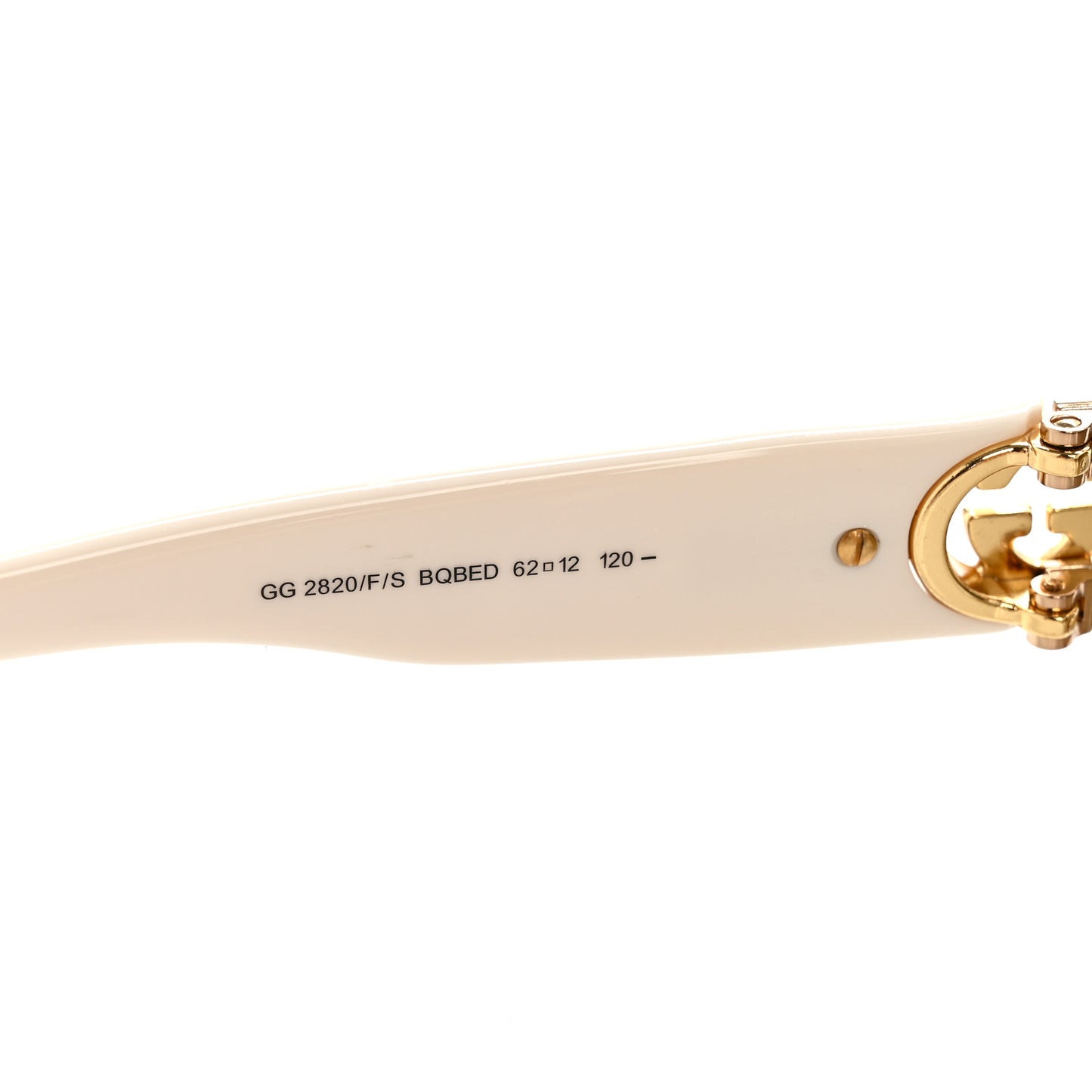 Crystal GG 2820/F/S Sunglasses White