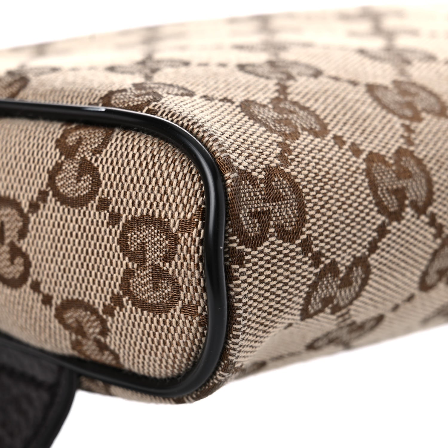 Gucci Monogram Belt Bag Dark Brown 8 of 9
