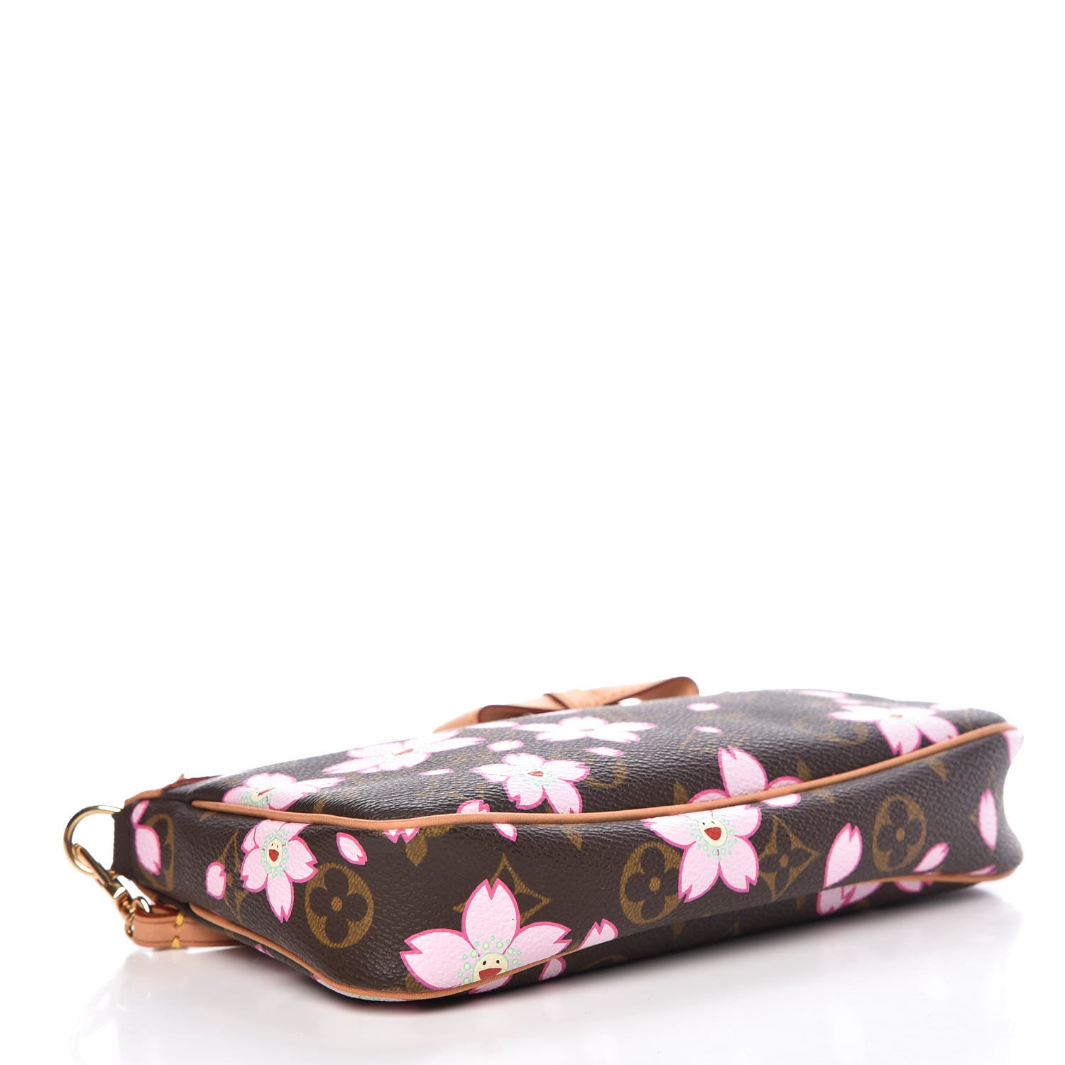 Louis Vuitton Monogram Cherry Blossom Pochette Accessories Brown 4 of 10