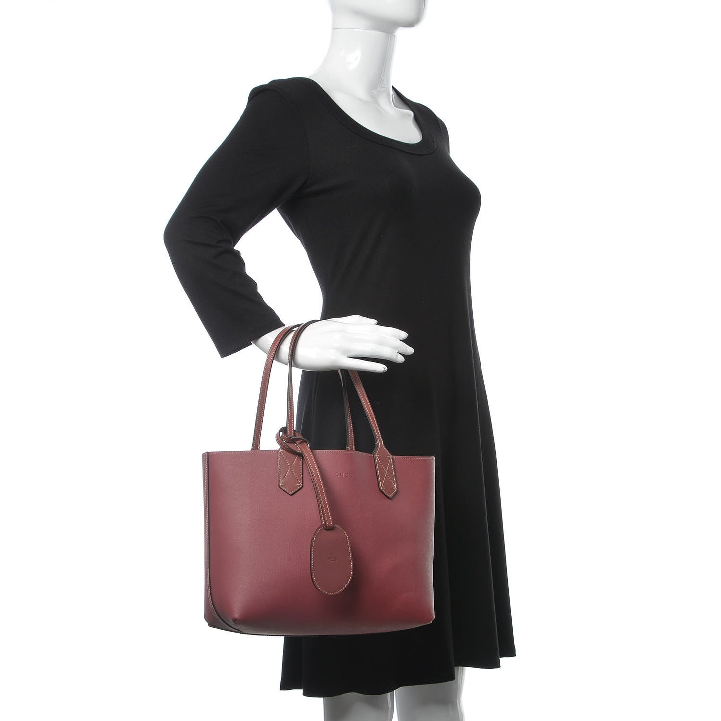 GG Supreme Monogram Blooms Small Reversible Tote Beige Multicolor Dry Rose