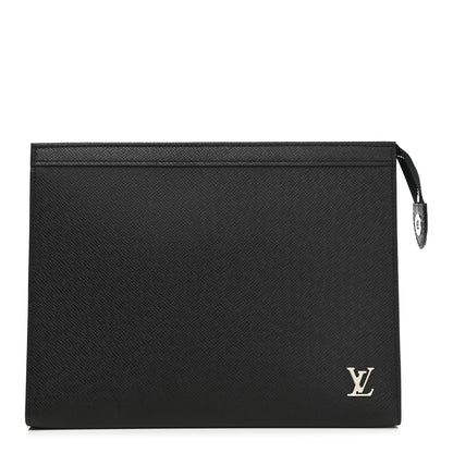 Louis Vuitton Taiga Pochette Voyage MM Black 1 of 6