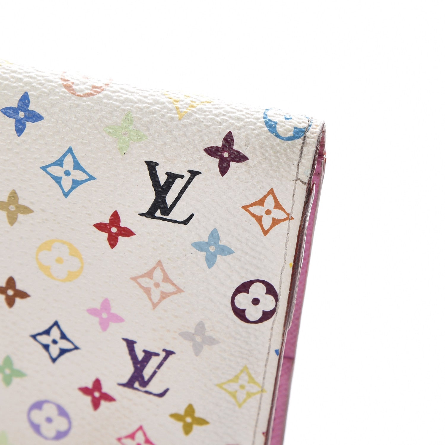 Louis Vuitton Monogram Multicolor Insolite Wallet White Litchi 19 of 21