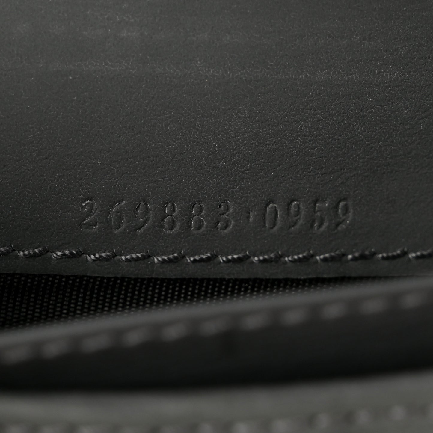 Guccissima Signature Travel Document Case Grey