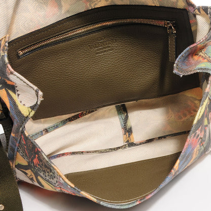 Valentino Garavani Canvas Camubutterfly Rockstud Messenger 6 of 8