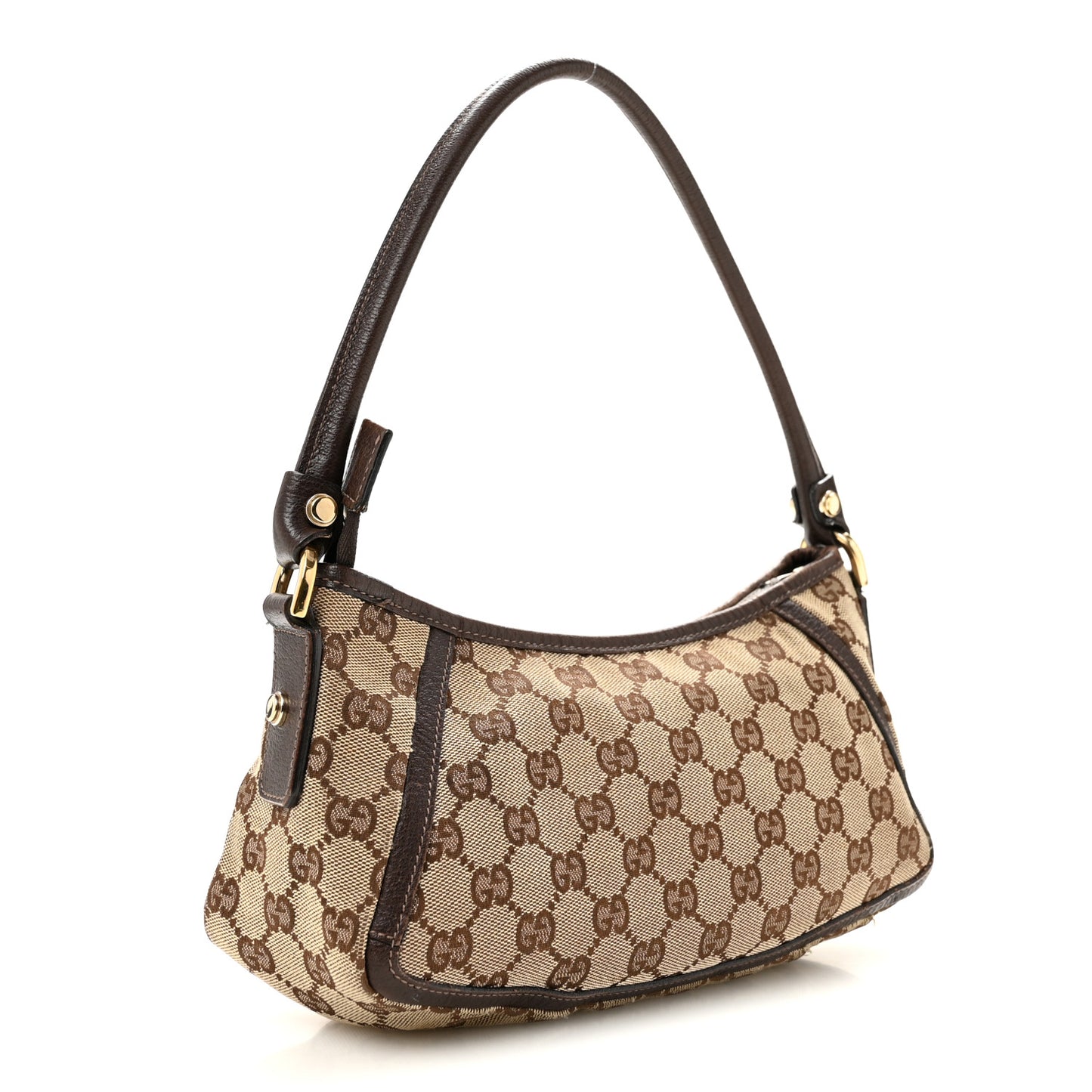 Monogram D Ring Abbey Pochette Brown