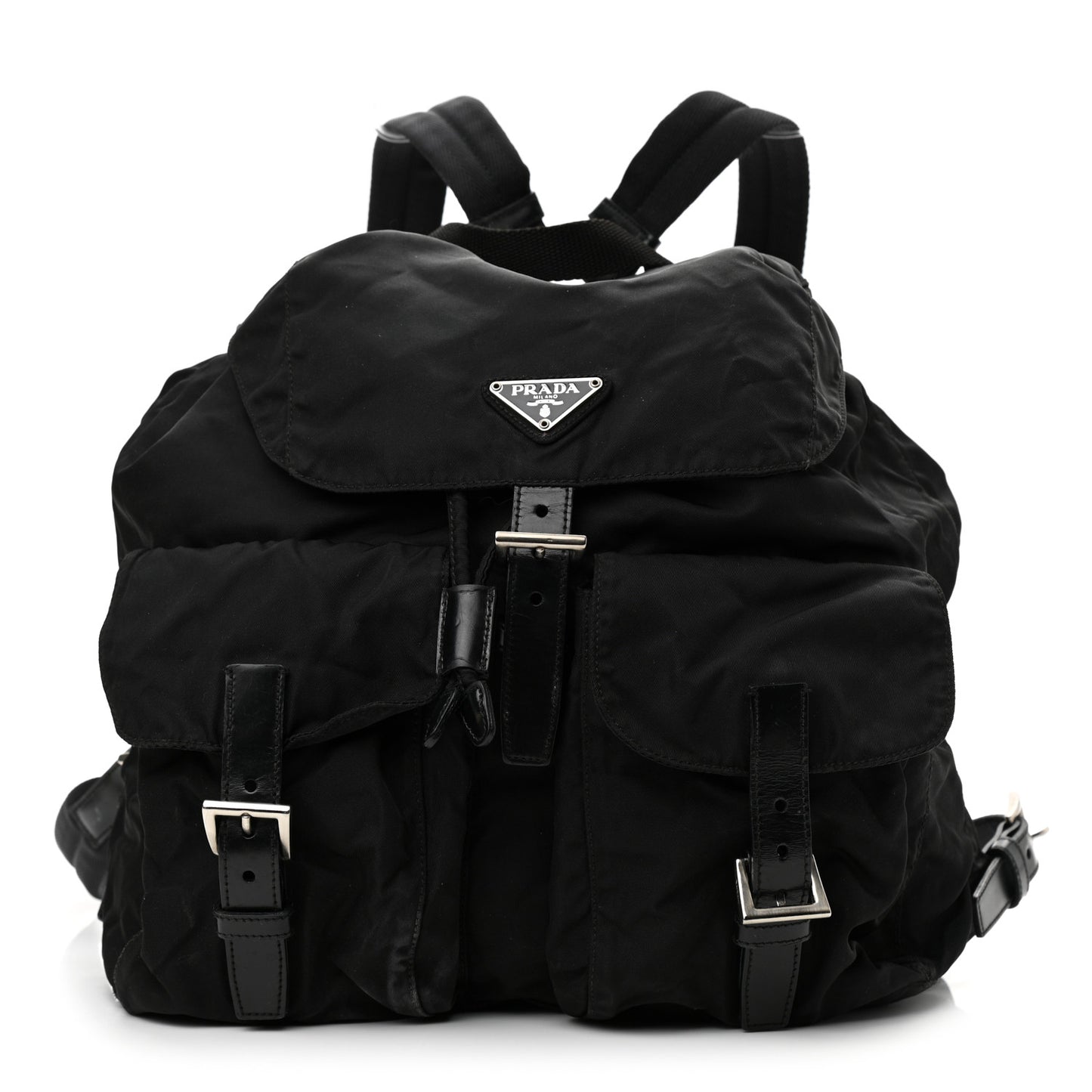 Nylon Vela Medium Backpack Black