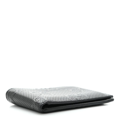 Gucci Calfskin GG Tennis Embossed Bi-Fold Wallet Black 4 of 9