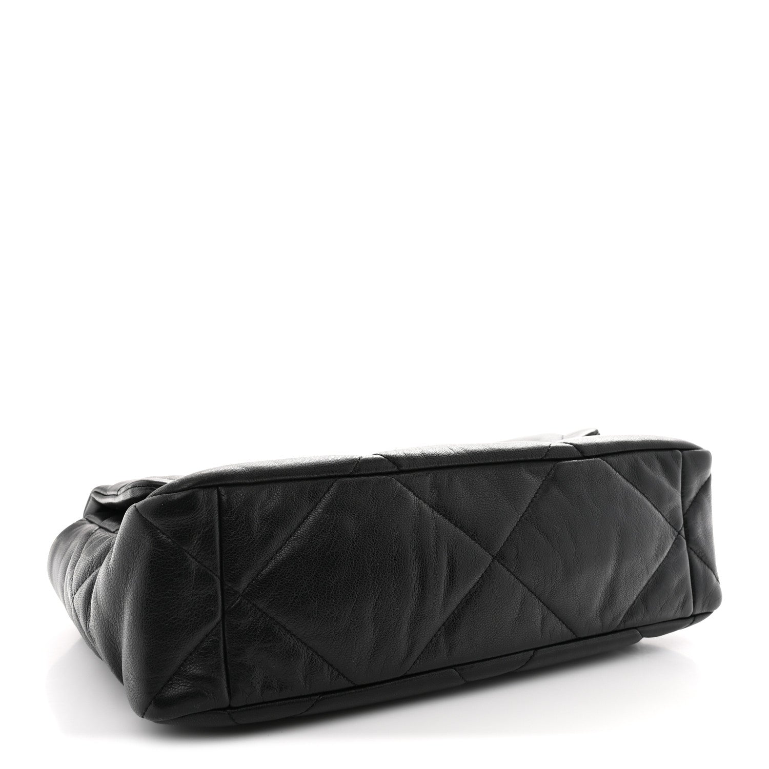 Chanel Goatskin Quilted Large Chanel 19 Flap Black 4 of 10