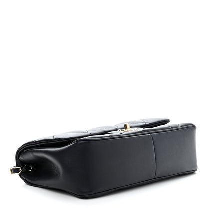 Chanel Lambskin Quilted Easy Carry Flap Navy 4 of 11