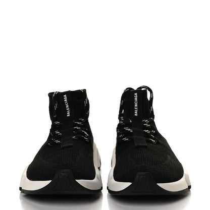 Balenciaga Knit Womens Speed Lace Up Sneakers 35 Black 2 of 10