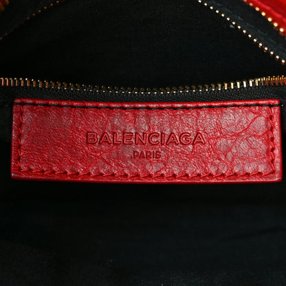 Balenciaga Agneau Giant 12 Gold Hardware Mini City Rouge Lipstick 5 of 12