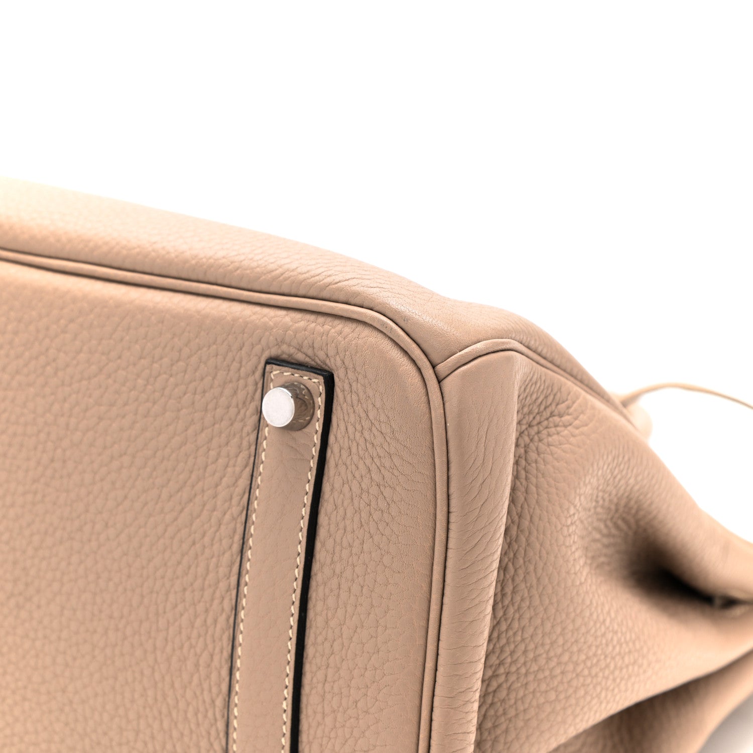 Hermes Taurillon Clemence Birkin 35 Gris Tourterelle 12 of 15