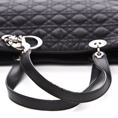 Christian Dior Nylon Cannage Tote Black 11 of 13