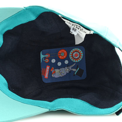 Hermes Cotton Miles H Circle Hat 58 Lagon 6 of 7