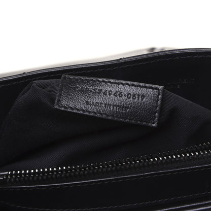 Saint Laurent Calfskin Y Quilted Monogram Medium Loulou Chain Satchel Black 10 of 21