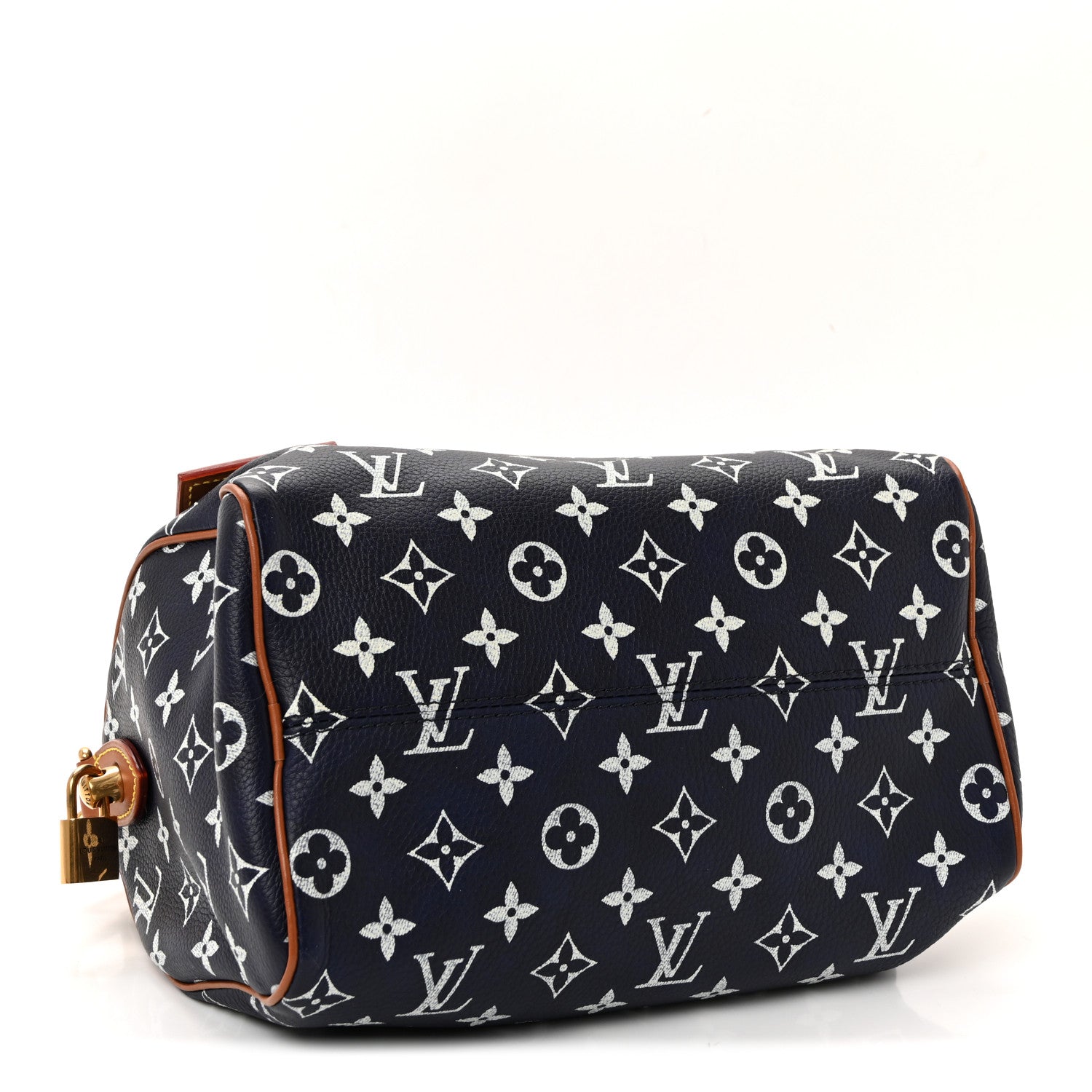 Louis Vuitton Calfskin Monogram Speedy P9 Bandouliere 25 Indigo 8 of 18