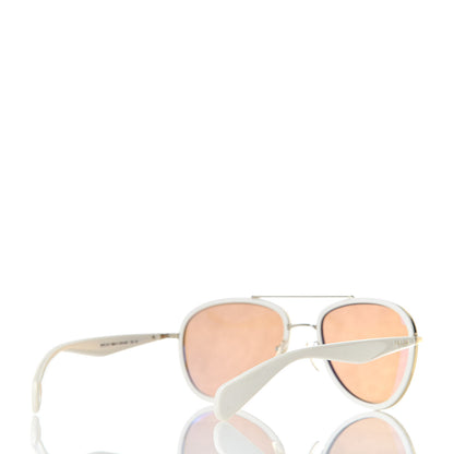Prada Aviator Sunglasses SPR 51P White 4 of 7